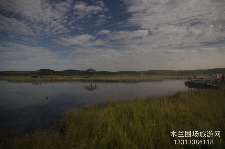 木兰围场七星湖夜景